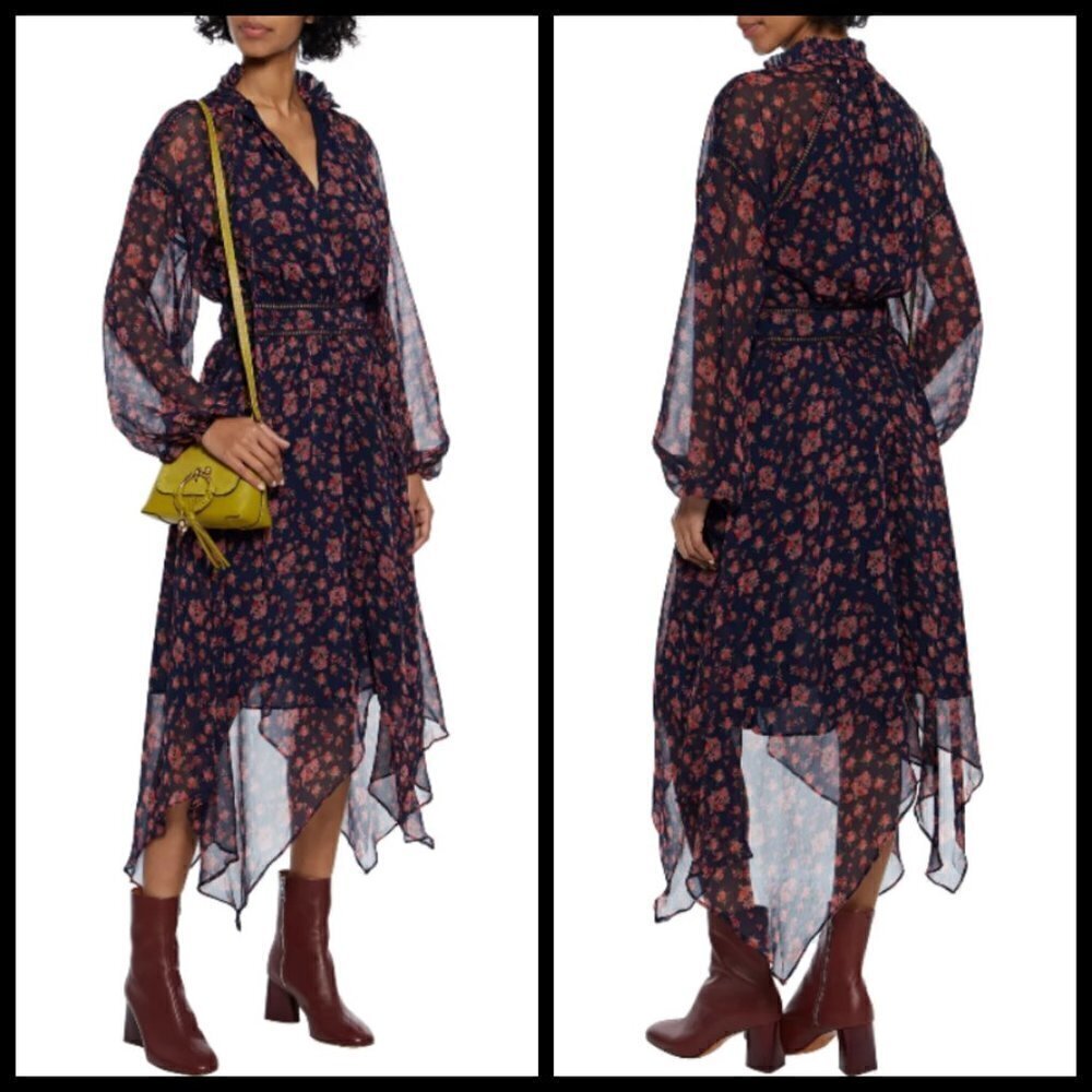 💕WALTER BAKER💕 Meg Floral Dress Midnight Bloom 8